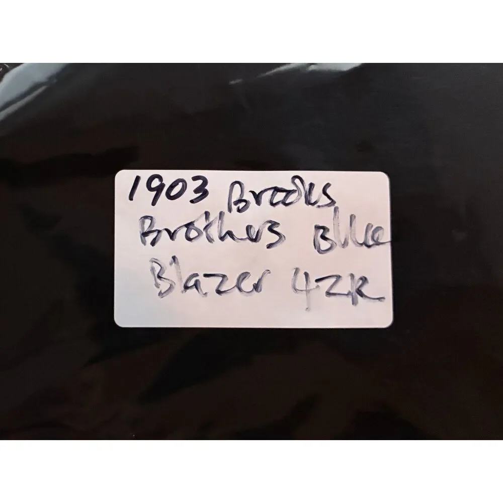 Brooks Brothers 1818 Madison Blue Loro Piana Suit Blazer Jacket   Mens Size 42R